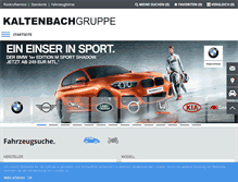Tablet Screenshot of kaltenbach-gruppe.de